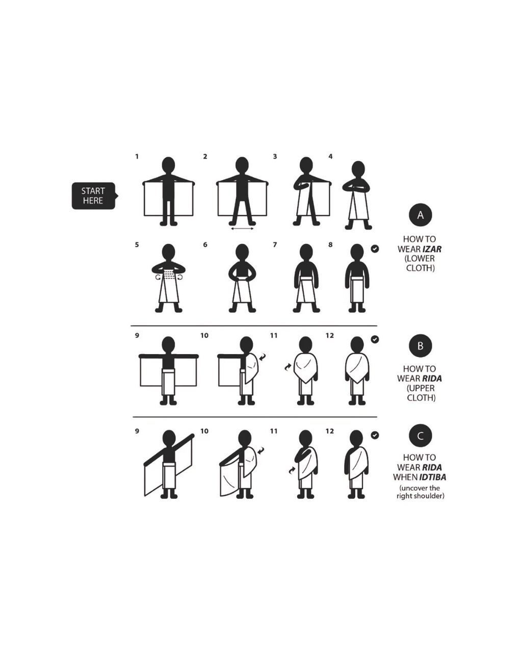 HAJJ & UMRAH ADULT IHRAM 1500/1250 GSM