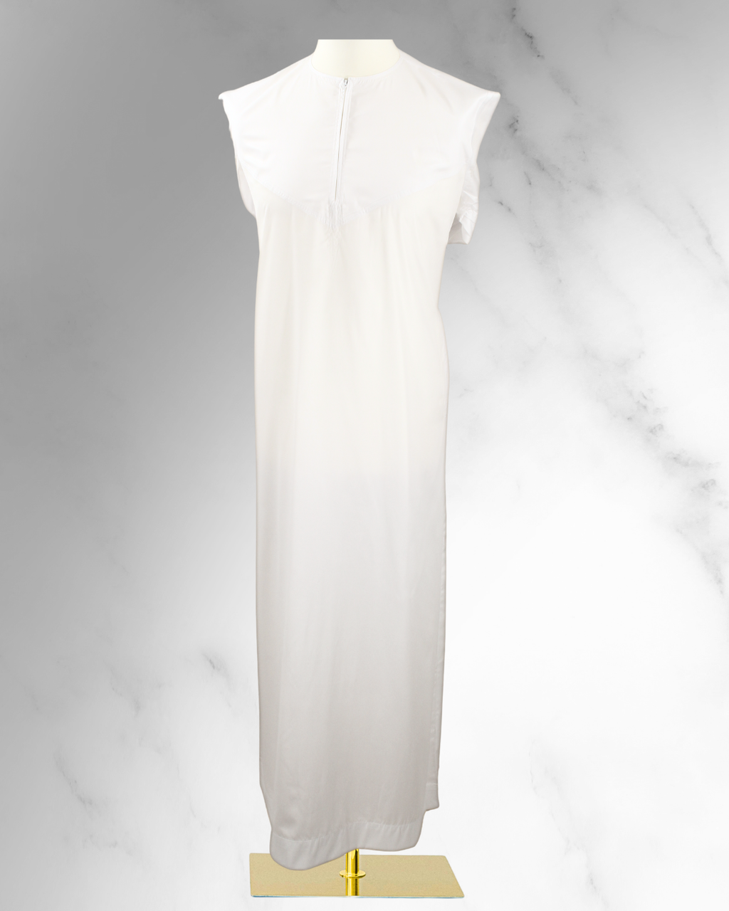Premium Casual Thobe – Bright White