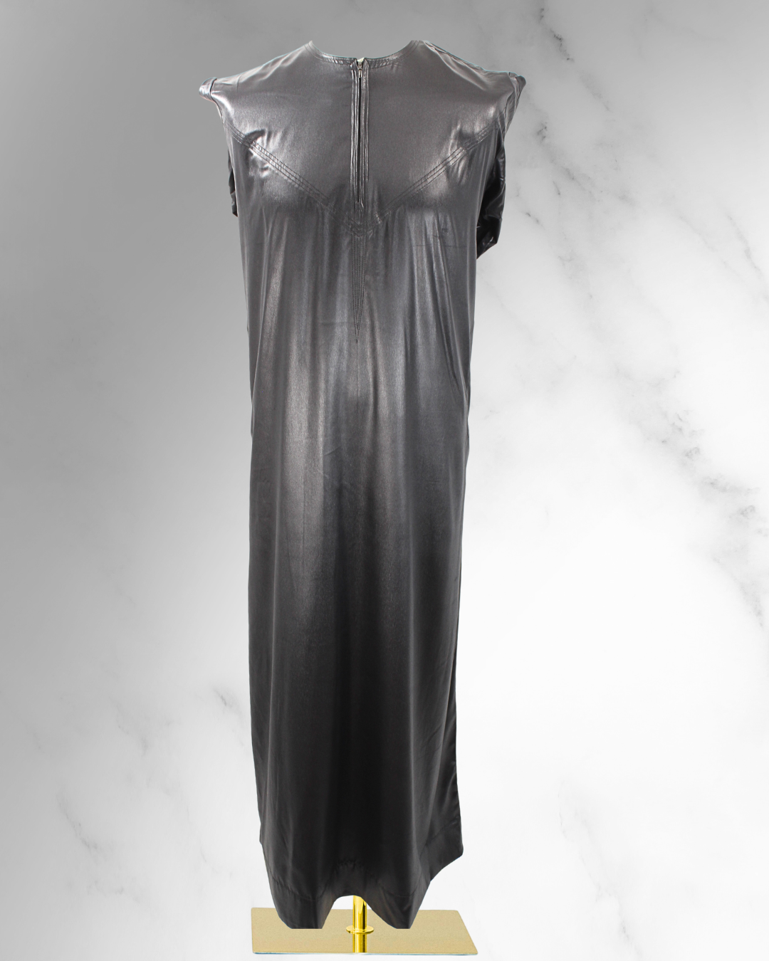 Premium Casual Thobe – Shiney Black