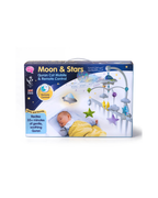 Moon & Stars Desi Doll Quran Cot Mobile with Light Projection