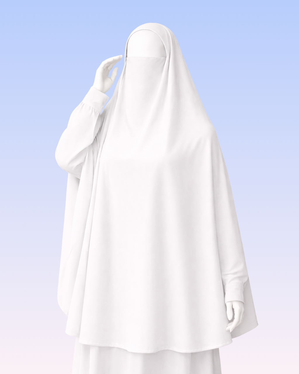 One PIece Niqab Hijab-One Piece Niqab Hijab for Women-Modest Wear
