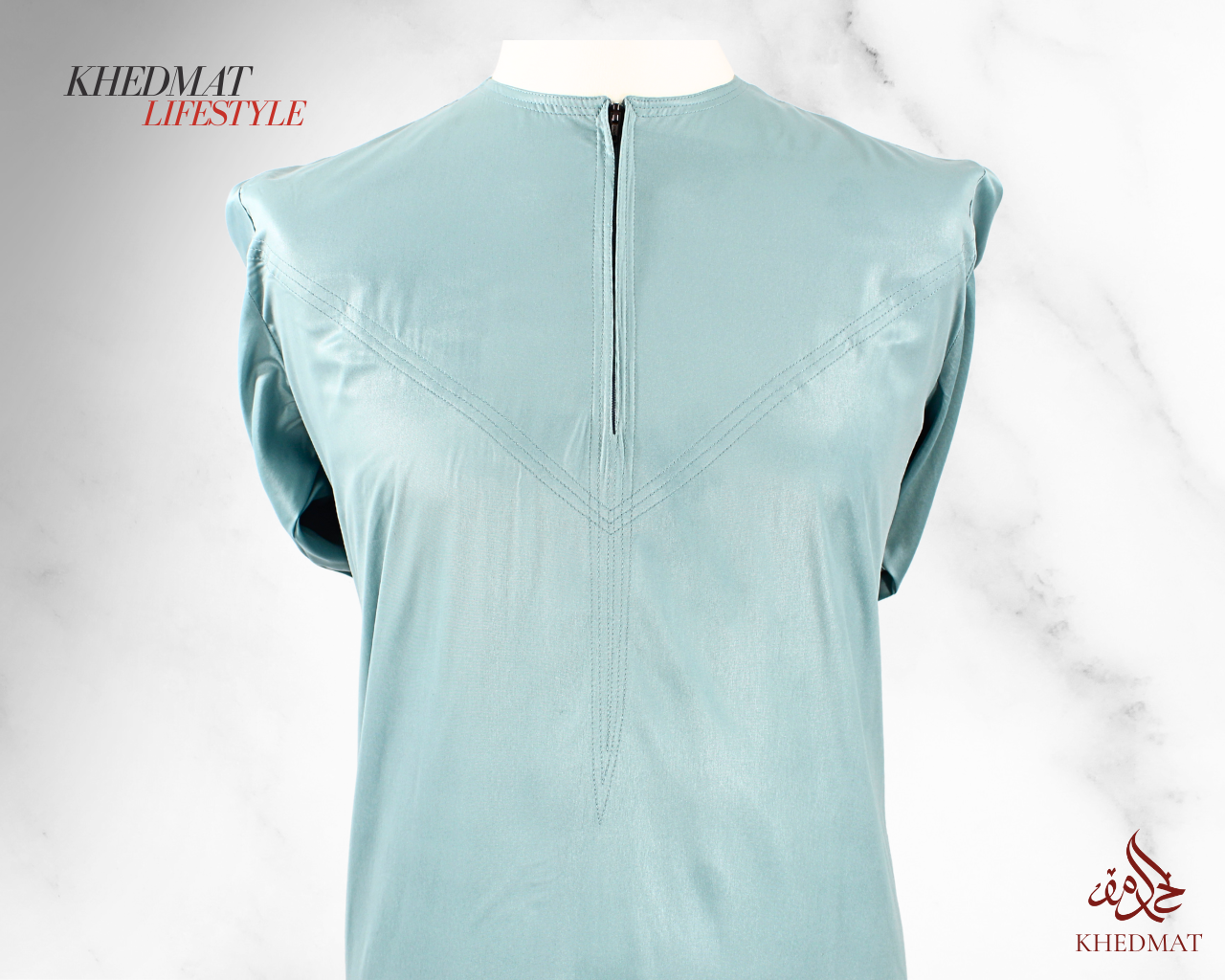 𝐏𝐫𝐞𝐦𝐢𝐮𝐦 𝐂𝐚𝐬𝐮𝐚𝐥 𝐓𝐡𝐨𝐛𝐞 – Muted Turquoise