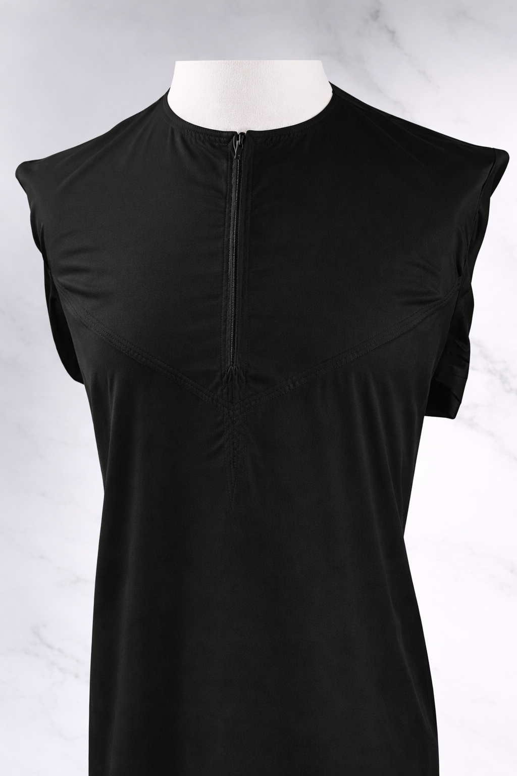 Premium Kids Shiney Omani Casual Thobe – Black