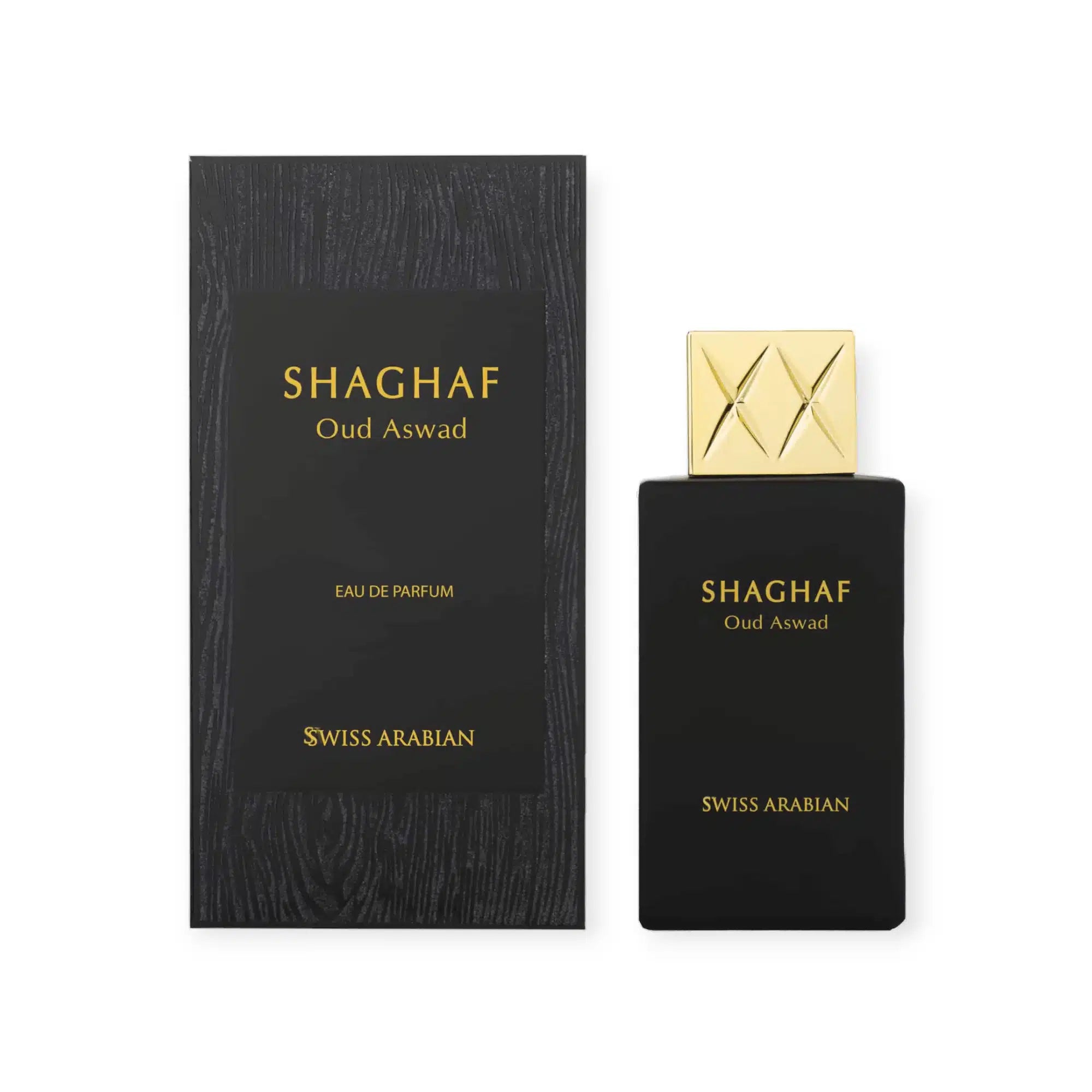 Eau De Parfum Shaghaf Oud Aswad 75ml By Sawiss Arabian