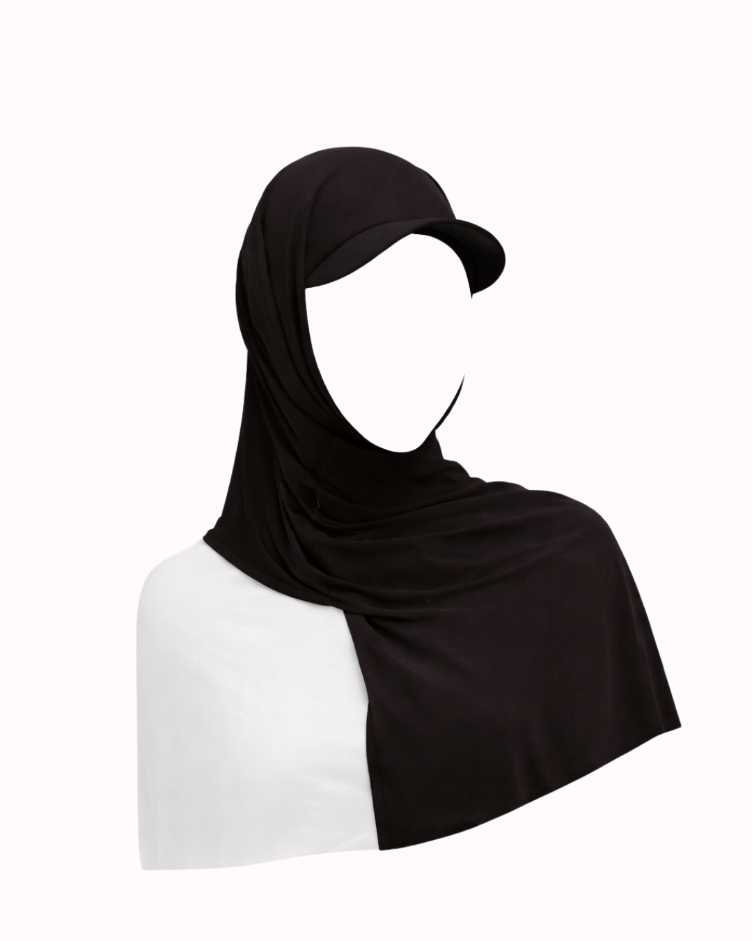 Lycra Hat Hijab for Women Breathable Stretch Hijab with Built-In Cap