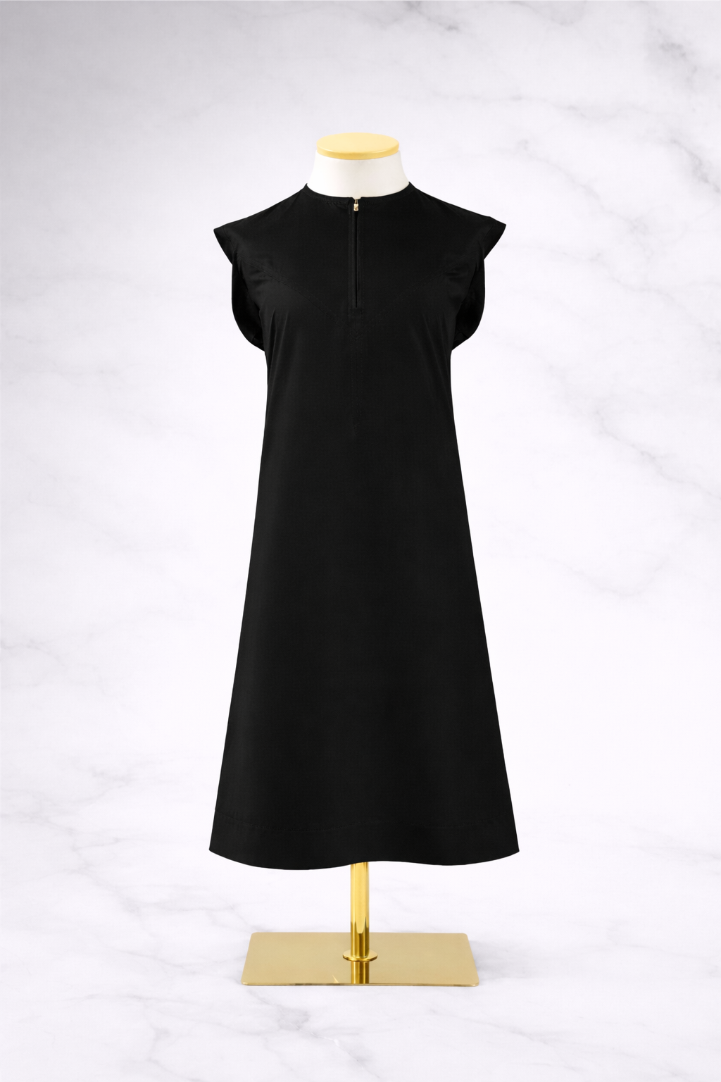 Premium Kids Shiney Omani Casual Thobe – Black